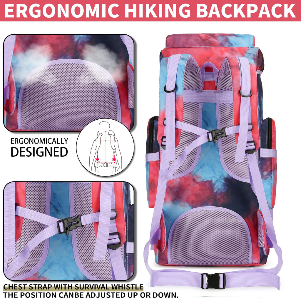 Hiking Backpack 70L/100L Camping Backpack Military Rucksack