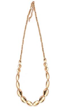 Brissa Beaded Gold Statement Necklace