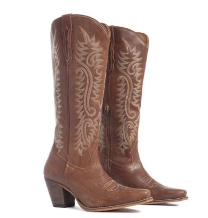 Sylvia Prairie Leather Boots
